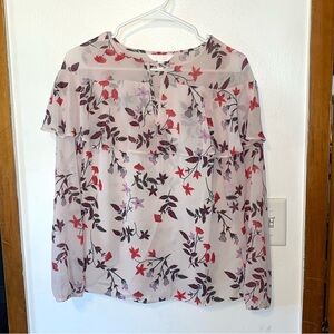 Lauren Conrad Floral Blouse Size XS